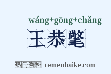 王恭氅是什么意思的图片